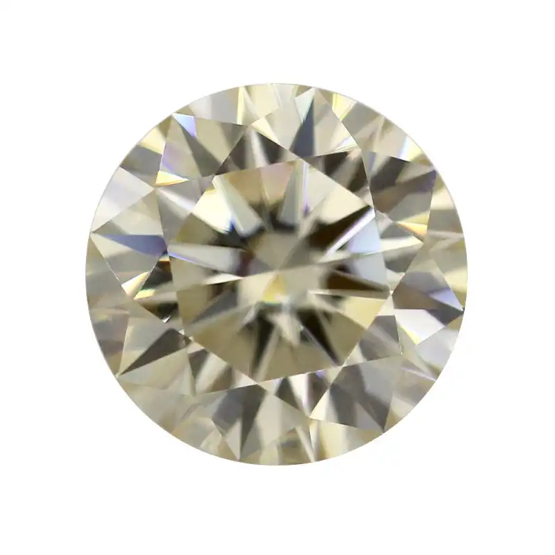Light Champagne Moissanite