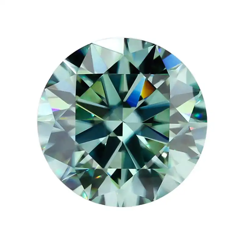 Blue Moissanite