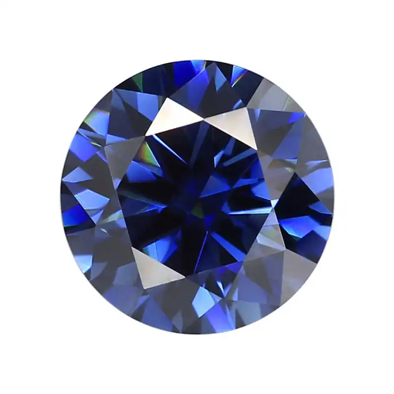 Deep Sapphire Moissanite