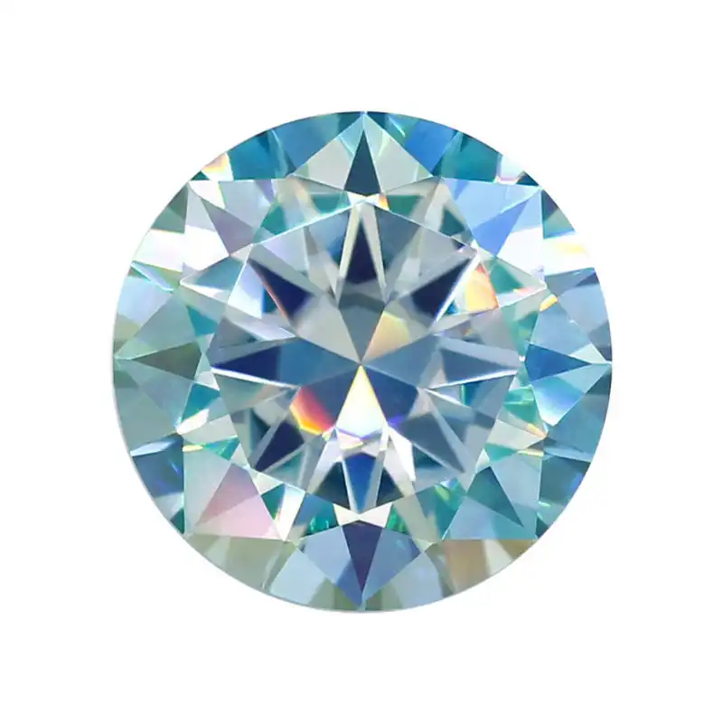 Sea Blue Moissanite