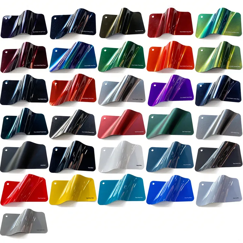 Color PPF sample swatches