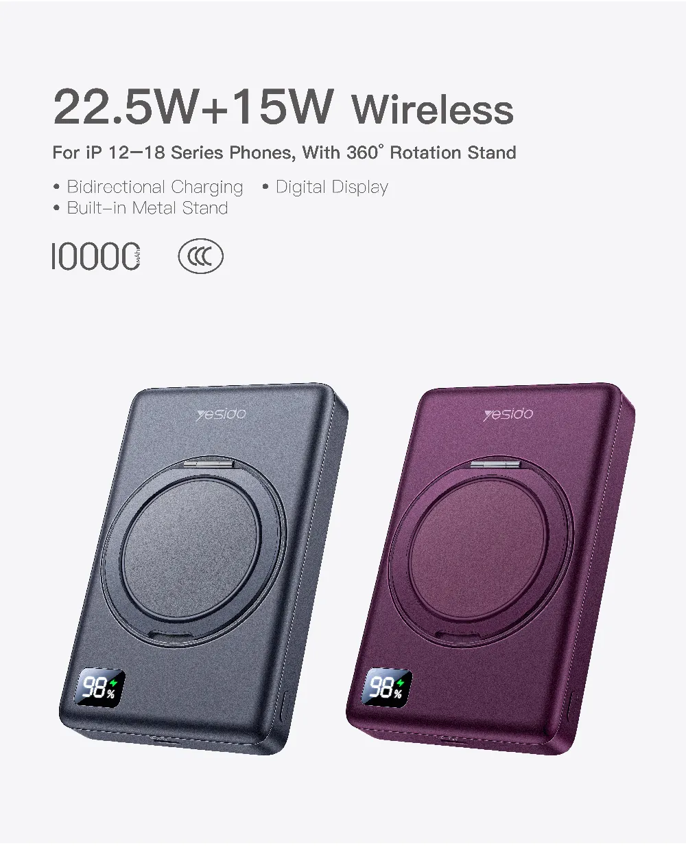 22.5W + 15W wireless iPhone 18 charger