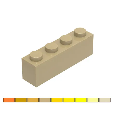 Building block piece shape and color 4