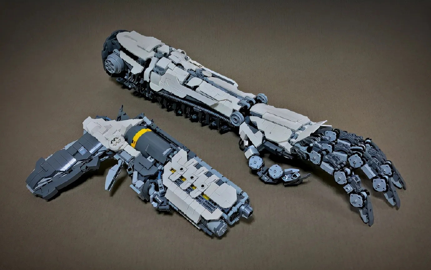Custom building block finished set example 3
