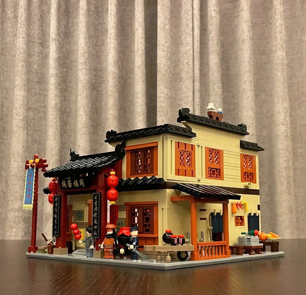 Custom building block finished set example 4