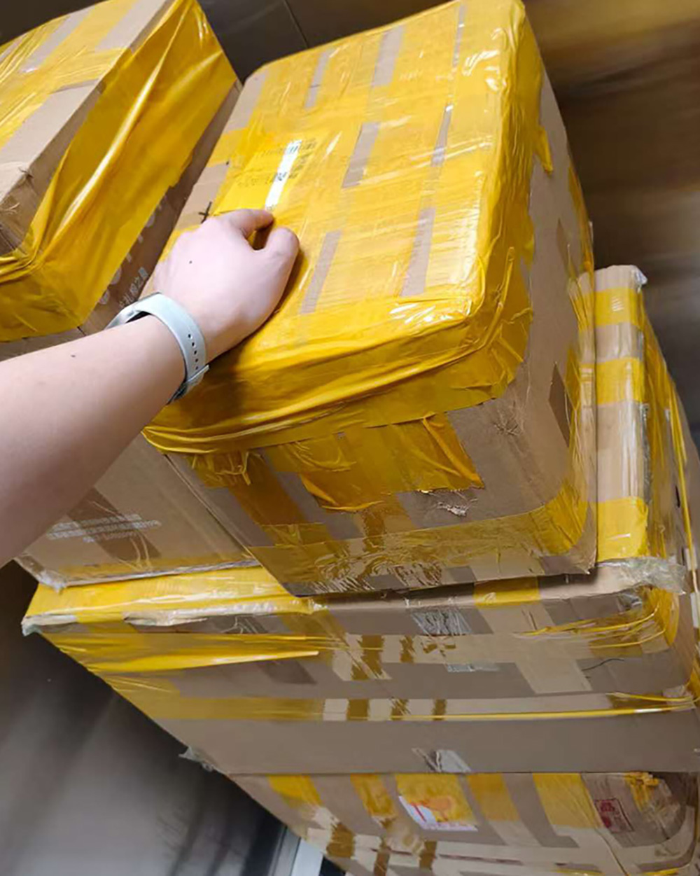 Warehouse interior - organized inventory