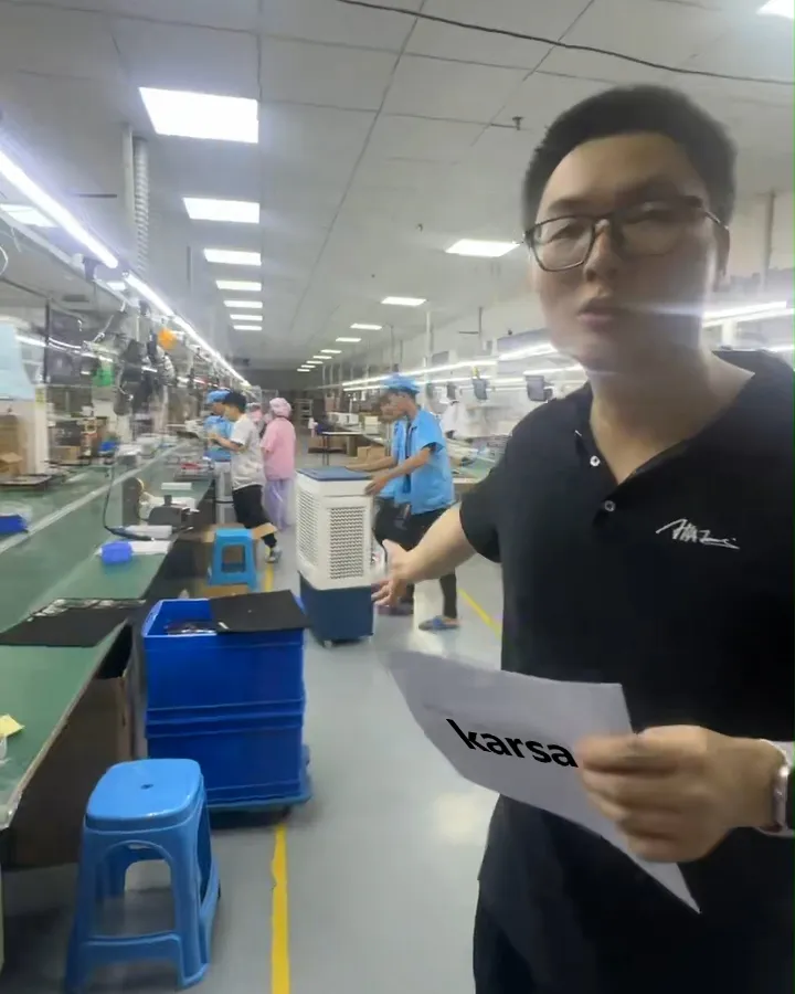 Factory production floor inspection China - verifying materials and build quality in progress