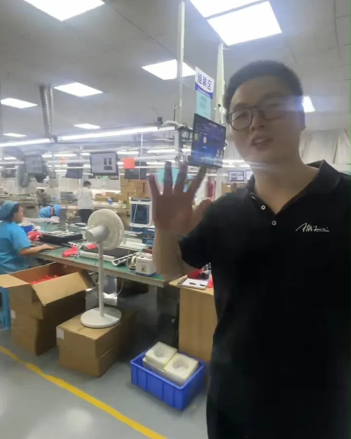 Active Chinese factory production line - on-site inspection by Youna Global sourcing agent
