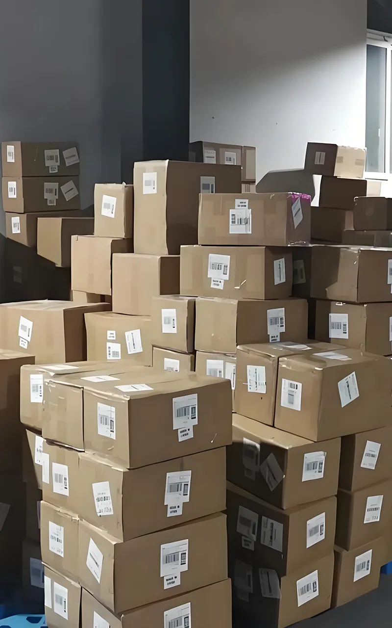 Goods with FBA labels properly affixed