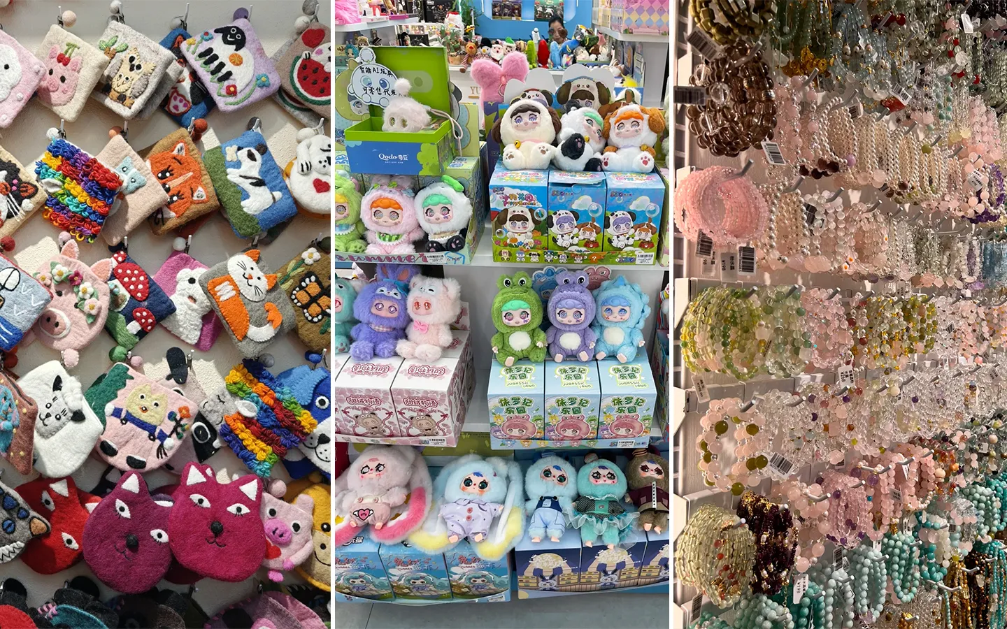 World Cup merchandise products inside Yiwu market — fan gear, sports items on display