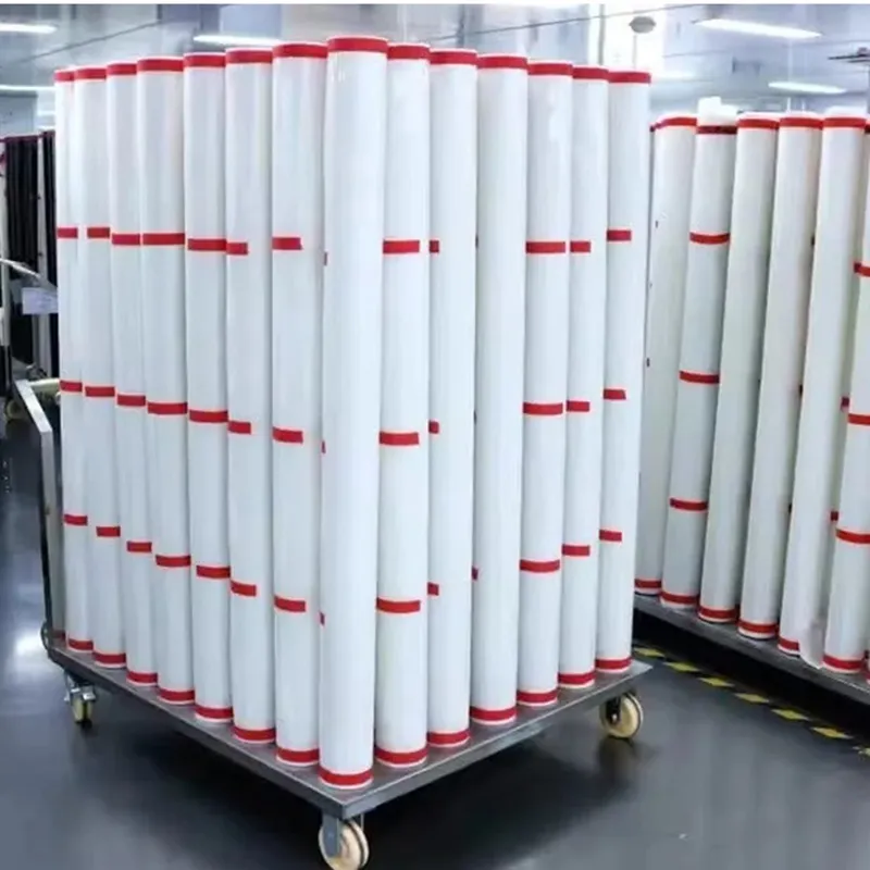 Factory PPF finished rolls on cart — wholesale automotive paint protection film ready for shipping from China