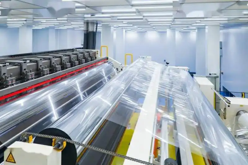 The Mexico client's $3,800 trial order of PPF rolls on the inspection table, Guangdong warehouse
